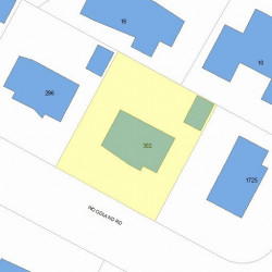 302 Woodland Rd, Newton, MA 02466 plot plan