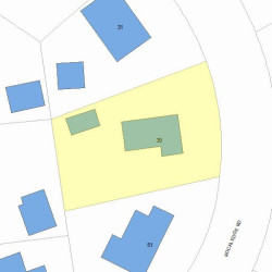 39 Rockledge Rd, Newton, MA 02461 plot plan
