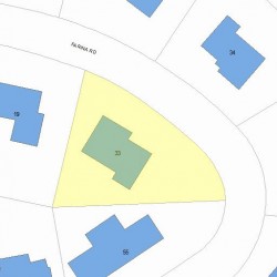 33 Farina Rd, Newton, MA 02459 plot plan