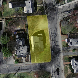 3 Washington Park, Newton, MA 02460 aerial view