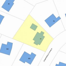 83 Commonwealth Park, Newton, MA 02459 plot plan