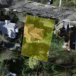 50 Wendell Rd, Newton, MA 02459 aerial view