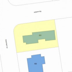 828 Chestnut St, Newton, MA 02468 plot plan