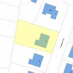 9 Cummings Rd, Newton, MA 02459 plot plan