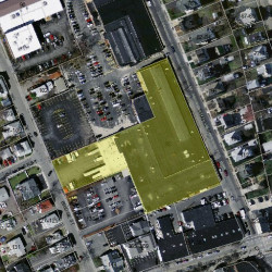 95 Chapel St, Newton, MA 02458 aerial view