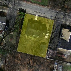 12 Hazelwood Ave, Newton, MA 02465 aerial view