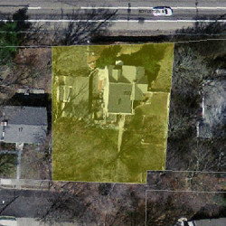 780 Boylston St, Newton, MA 02461 aerial view