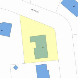 40 Helene Rd, Newton, MA 02468 plot plan