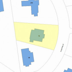 79 Fountain St, Newton, MA 02465 plot plan