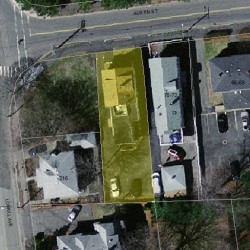 76 Austin St, Newton, MA 02460 aerial view