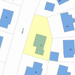 20 Lyme Rd, Newton, MA 02465 plot plan