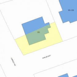 284 Langley Rd, Newton, MA 02459 plot plan