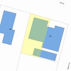 153 Oak St, Newton, MA 02464 plot plan
