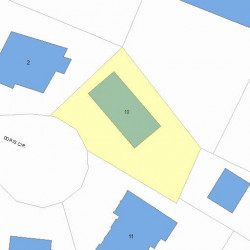 10 Doris Cir, Newton, MA 02458 plot plan