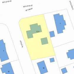 1224 Boylston St, Newton, MA 02464 plot plan