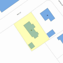 56 Paul St, Newton, MA 02459 plot plan