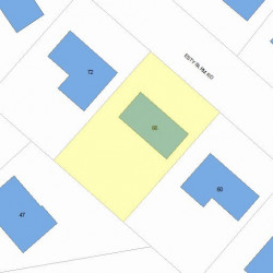 66 Esty Farm Rd, Newton, MA 02459 plot plan