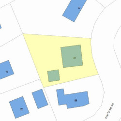 41 Stratford Rd, Newton, MA 02465 plot plan