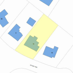 10 Stiles Ter, Newton, MA 02459 plot plan