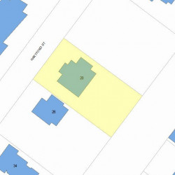 20 Hartford St, Newton, MA 02461 plot plan