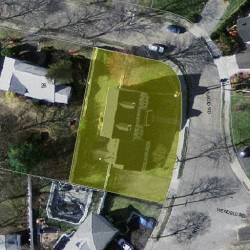 4 Placid Rd, Newton, MA 02459 aerial view