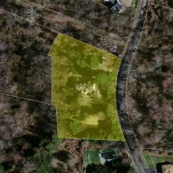 295 Dudley Rd, Newton, MA 02459 aerial view