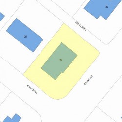 150 Spiers Rd, Newton, MA 02459 plot plan