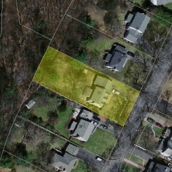 31 Oakland Ave, Newton, MA 02466 aerial view