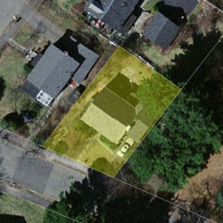27 Kingman Rd, Newton, MA 02461 aerial view