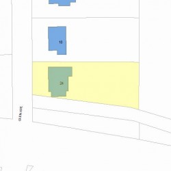 24 Glen Ave, Newton, MA 02459 plot plan