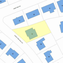 52 Great Meadow Rd, Newton, MA 02459 plot plan