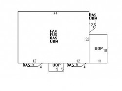 584 Chestnut St, Newton, MA 02468 floor plan