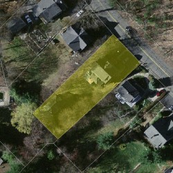 129 Cypress St, Newton, MA 02459 aerial view