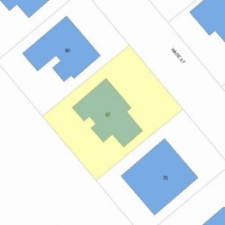 67 Wade St, Newton, MA 02461 plot plan