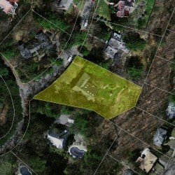 9 Estabrook Rd, Newton, MA 02465 aerial view