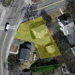 364 Auburndale Ave, Newton, MA 02466 aerial view