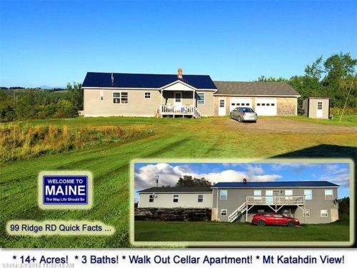 99 Ridge Rd, Oakfield, ME 04763 exterior