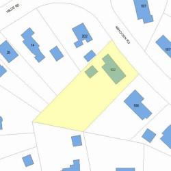 192 Nehoiden Rd, Newton, MA 02468 plot plan