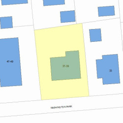 39 Washington Park, Newton, MA 02460 plot plan