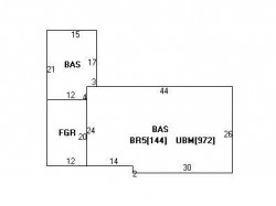 99 Truman Rd, Newton, MA 02459 floor plan