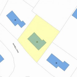 28 Buswell Park, Newton, MA 02458 plot plan