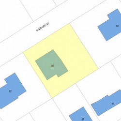 66 Goddard St, Newton, MA 02461 plot plan