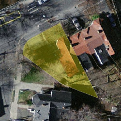 386 Ward St, Newton, MA 02459 aerial view