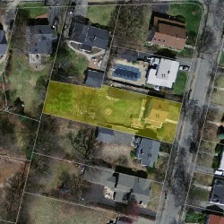 15 Freeman St, Newton, MA 02466 aerial view