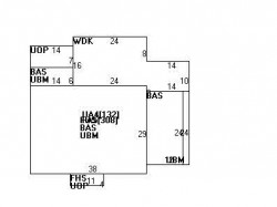 406 Wolcott St, Newton, MA 02466 floor plan