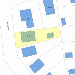 85 Kaposia St, Newton, MA 02466 plot plan