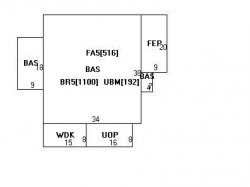 1007 Walnut St, Newton, MA 02461 floor plan