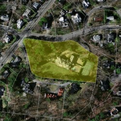 98 Montvale Rd, Newton, MA 02459 aerial view