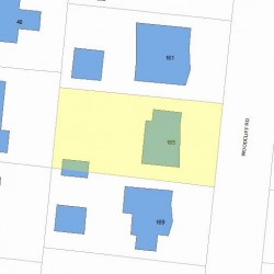 165 Woodcliff Rd, Newton, MA 02461 plot plan