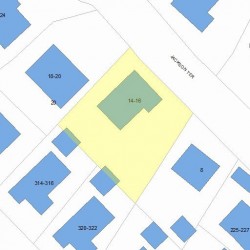 14 Jackson Ter, Newton, MA 02458 plot plan